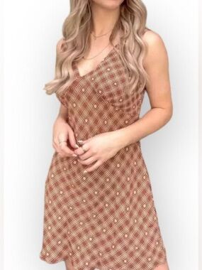 Wild Fable Brown Mini Dress